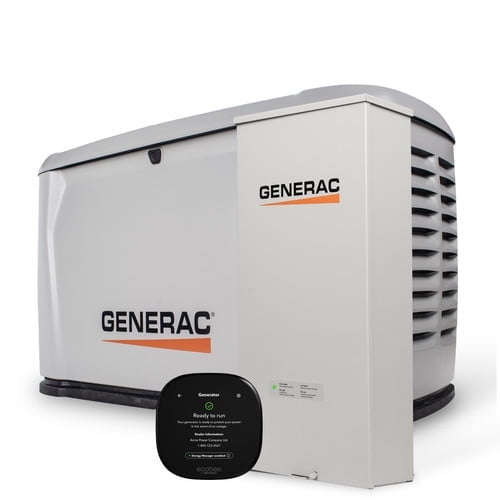 Generac 28kW Home Standby Generator with 200 amp transfer switch, cellular connectivity, easy to use, whole house power backup, smart outage solution