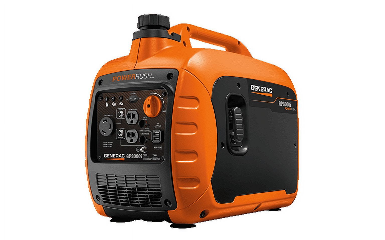 Generac 3000 W Pull Cord Start Inverter Generator - Walmart.com