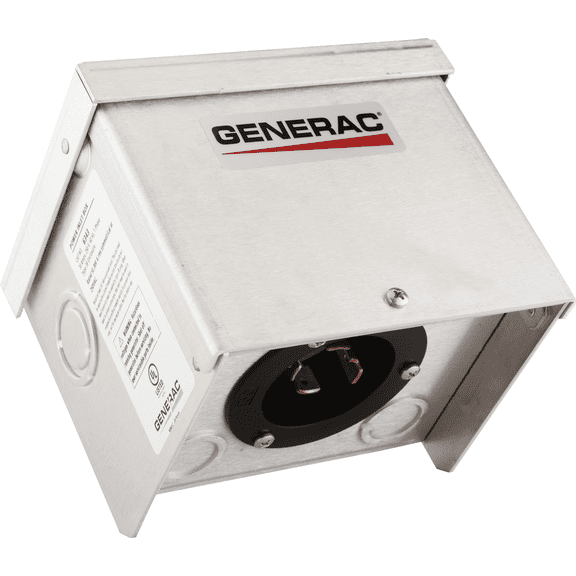 Generac 30A Outdoor Generator Power Inlet Box - Pack of 4 Home & Garage Storage, Stackable Design