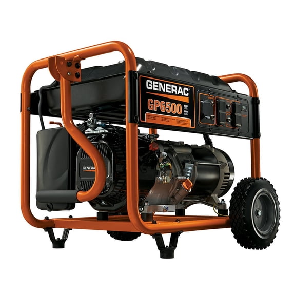 Generac 5940 GP6500 6500W Running/8125W Starting Gas Powered Portable Generator