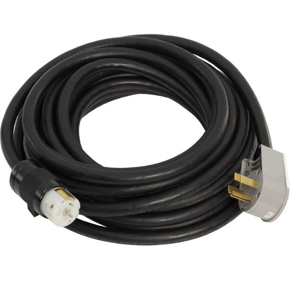 Generac 6389 25' 50-Amp Male to Female Locking Generator Electrical Power Cord
