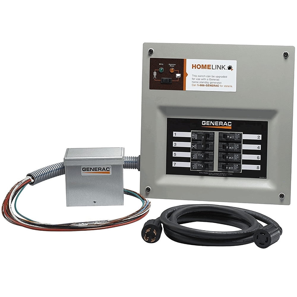 Generac 6854, 30 Amps, 240 Volts, Gray, Transfer Electrical Switch
