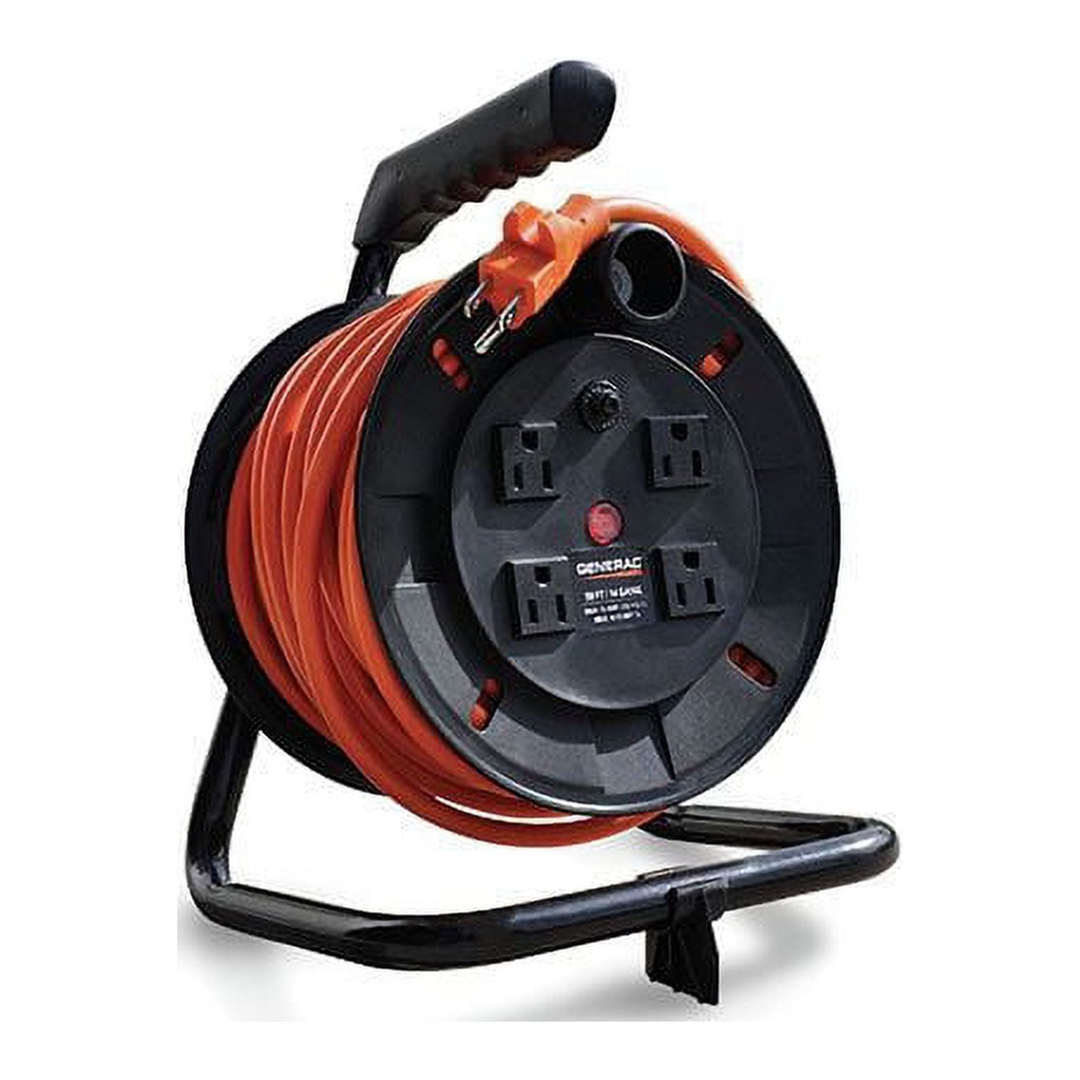 Generac 6883 - 50 Ft. Power Cord Reel for Portable Generators, 4 Outlets