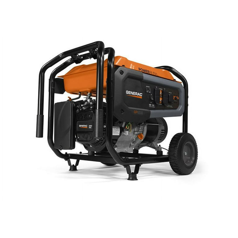 GENERAC 7681 6500 Watt GP Portable Generator, 7.0 gal, Gasoline GENERAC 7681 6500 Watt GP Portable Generator, 7.0 gal, Gasoline