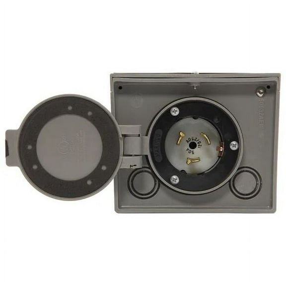 Generac Nylon Resin Power Inlet Box 50 Amp Surface Mounting Generator Accessories