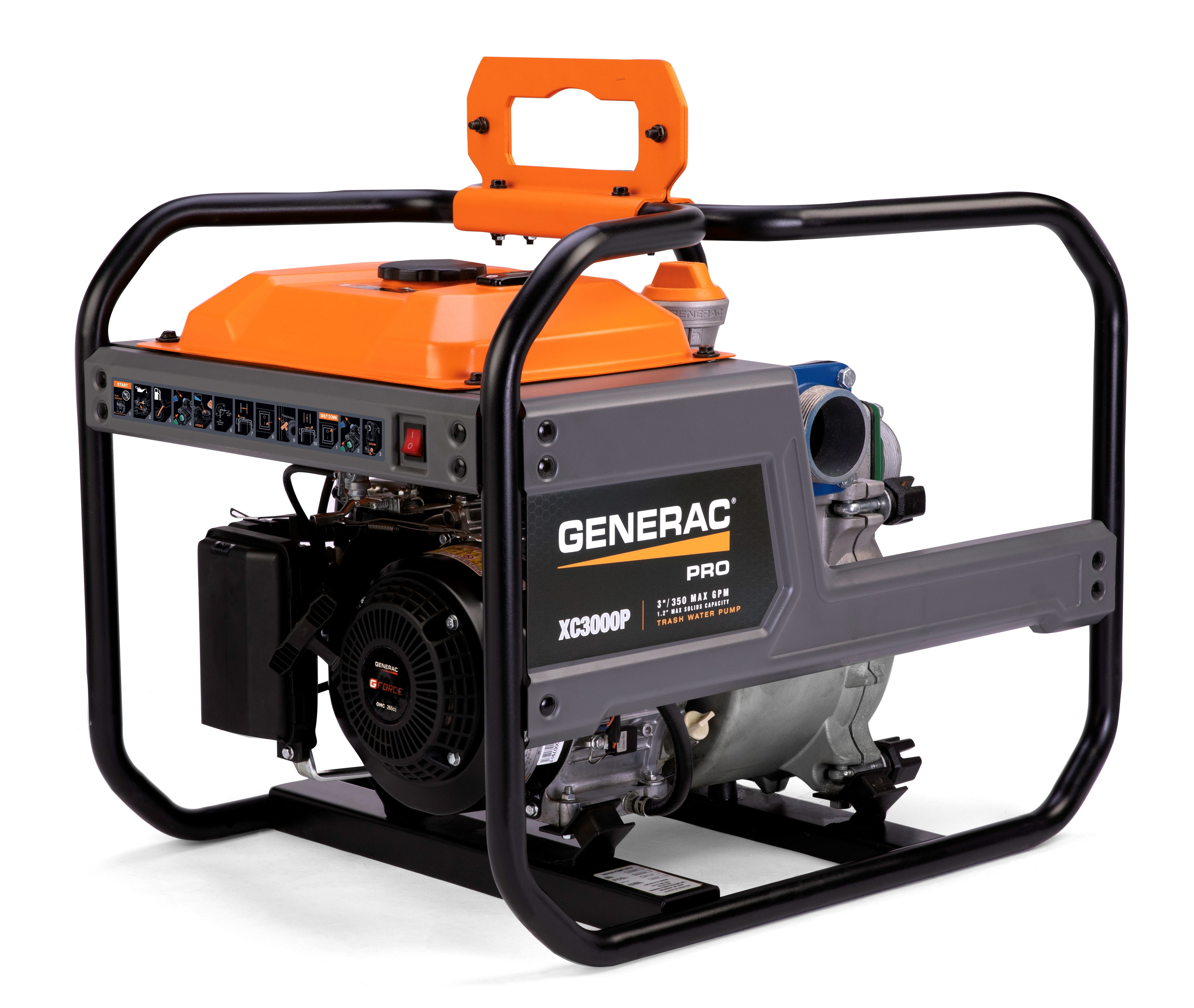 Generac Power Systems 7725 XC3000P - 3IN TRASH WATER PUMP