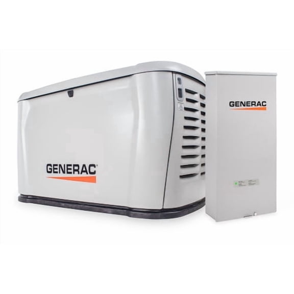 Generac 24kW Home Standby Generator with 200 Amp Transfer Switch, Cellular Connectivity, easy to use, whole house power backup, Smart Outage Solution.