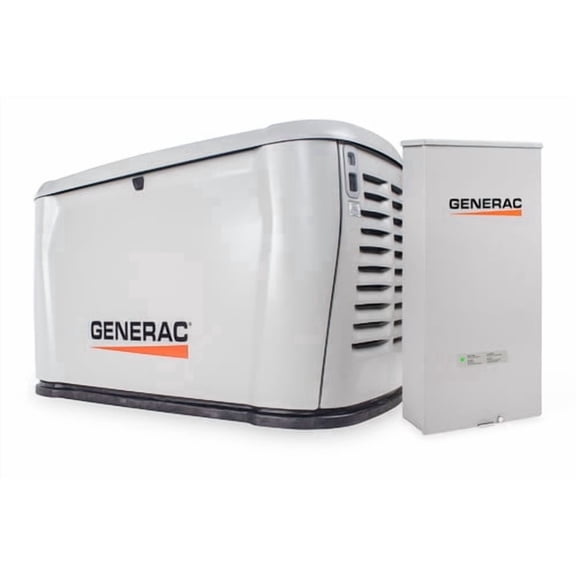 Generac 24kW Home Standby Generator with 200 Amp Transfer Switch, Cellular Connectivity, Easy to Use, Whole House Power Backup, Smart Outage Solution.