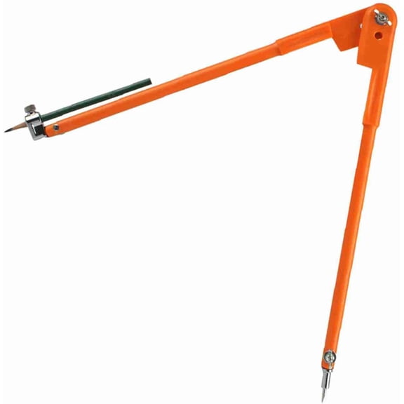 General 15.7 inch Professional Large Compass Carpenters Compass with Pencil Holder for Math Geometry Drafting Art Drawing Circles (Large)
