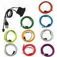 thumbnail image 1 of General 1m/2m/3m/5m with edge cold light 5m car EL decorative line luminous line ambient light USB driver, 1 of 4