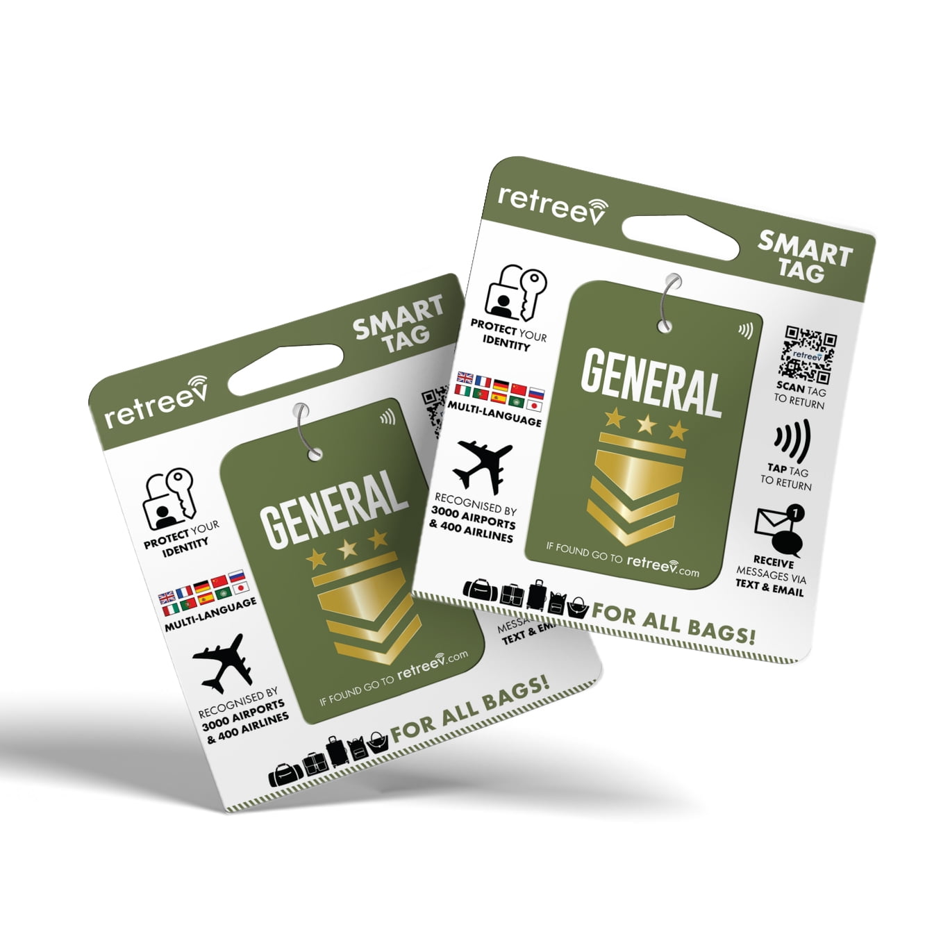 General - 2 x Retreev SMART Tag