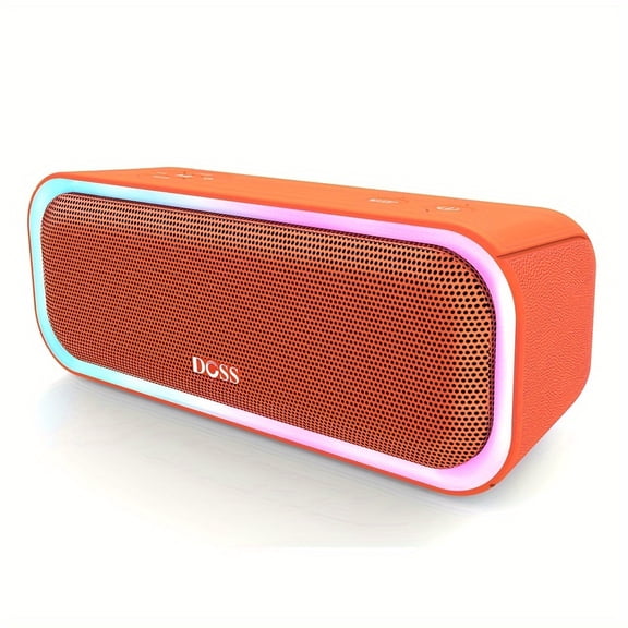 General 20W Outdoor Speaker Wireless 5.0, Stereo Sound And Active Extra Bass, TWS Wireless Stereo Pairing, Multi-Colors Lights, 20 Hours Playtime, Waterproof Portable Speaker For Outdoor Indoor