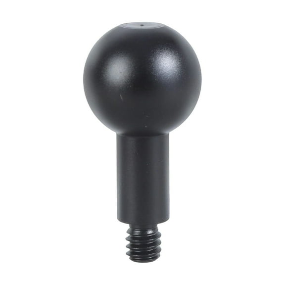 General 20mm Ball Head to 1/4 Inch Screw Converter 20mm Ball Head Attachment Aluminum for Mobile & Tablet Holders
