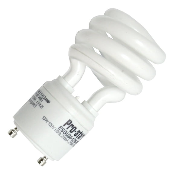 General 24013 - ESGU24-13W-WW-TF Twist Style Twist and Lock Base Compact Fluorescent Light Bulb