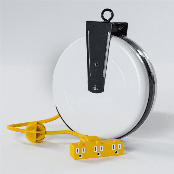 General 2630-3000 Power Supply Reel w/ 30' Cord, Triple Receptacle