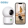 thumbnail image 1 of General 2K Security Camera Indoor, Baby Monitor Pet Camera 360-Degree for Home Security with 2.4 GHz Wi-Fi Router, One-Touch Call, Smart Motion Tracking, IR Night Vision, Compatible with Alexa, 1 of 8