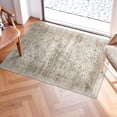 thumbnail image 1 of General 2x3 Entryway Rug Washable - Boho Rug Stain Resistant for Kitchen/Bathroom/Bedroom Low Pile Rubber Backed Rugs Ultra Thin Soft Home Decoration Floor Mat 2x3 Beige Brown, 1 of 17
