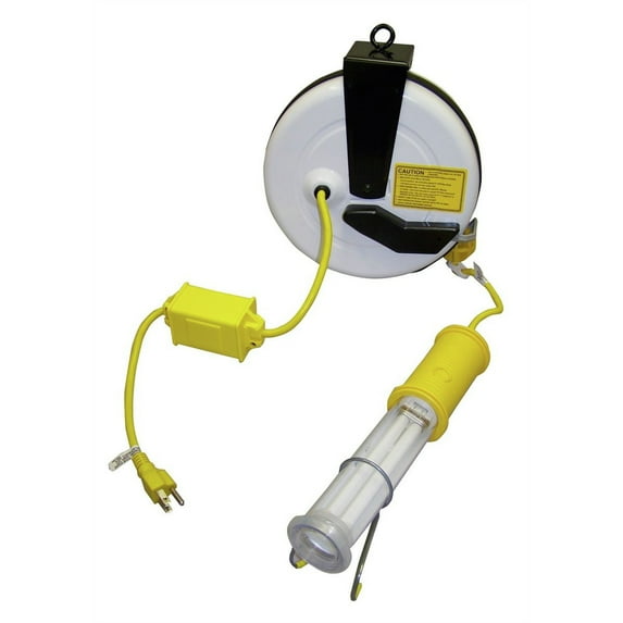 General 3613-3500 Stubby II Light with 40' Cord & Auto Reel