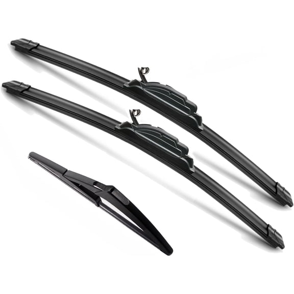General 3Pcs for Mini Cooper Windshield Wiper Blades R56 2007-2012,R50 R53 2005-2006,F55 F56 2014-2022, Windshield Wiper Blades Original Equipment Replacement - 19"/18"/10" (Set of 3) U/J HOOK