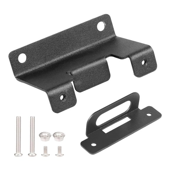 General 4 Pin Flat Trailer Connector Mounting Bracket Heavy Duty Iron Construction Harness Mount for Various Trucks