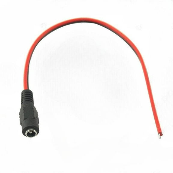 General 5.5mm/2.1mm DC power cord, male head, camera power connection wire, male device, DC power adapter