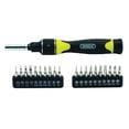 thumbnail image 1 of GENERAL 70210 Ratcheting Screwdriver, Dual, Multi-Bit Drive, 6-3/4 in OAL, 1 of 5