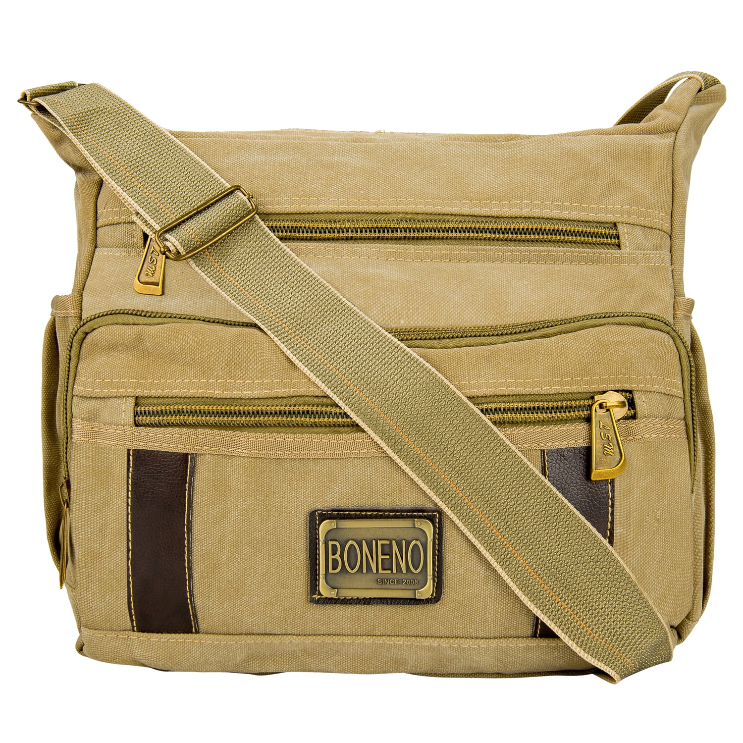 SumacLife Canvas Messenger Bag fits 13-14 inch Laptops