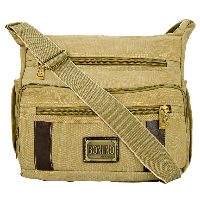General All purpose Principe Canvas Messenger Bag fits 13 13.3 14 inch bags Unisex Design Walmart
