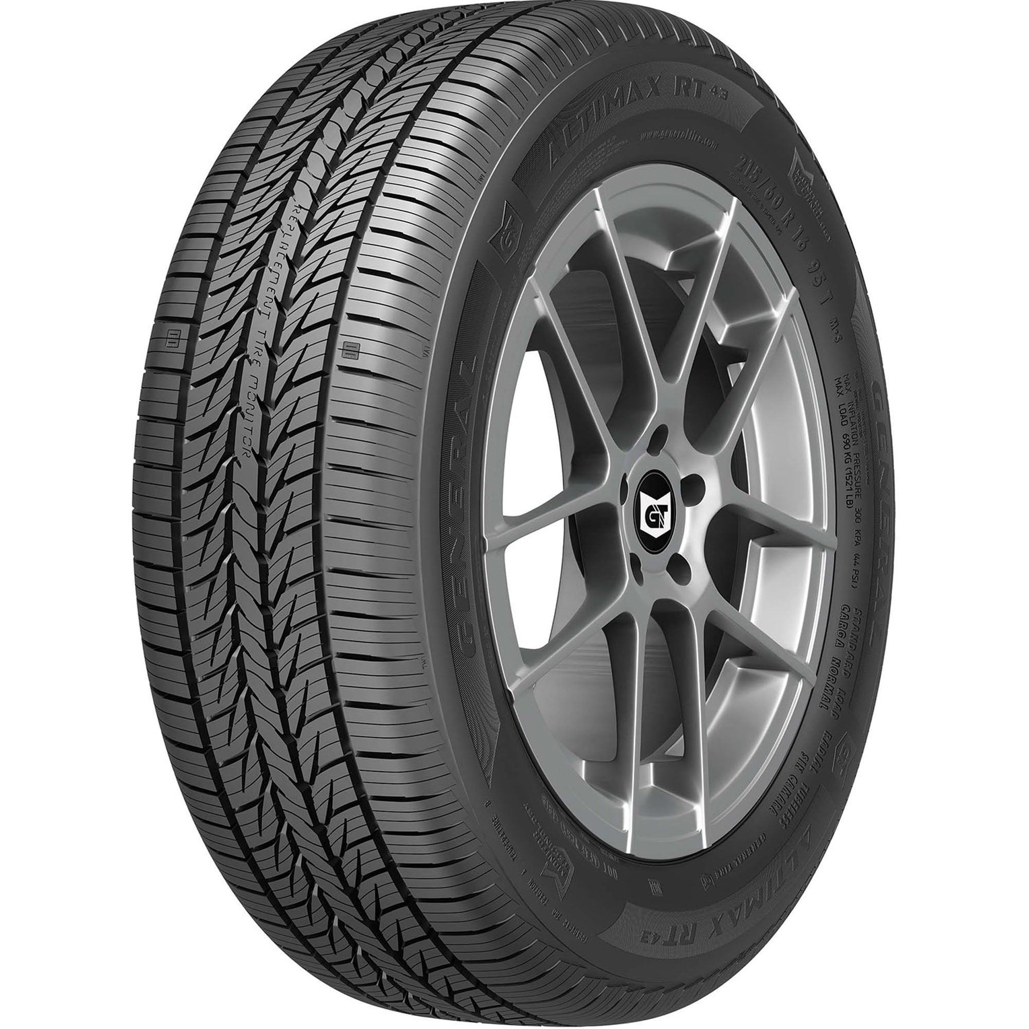 General Altimax RT43 All Season 235/45R18 98V XL Passenger Tire Fits: 2010-12 Nissan Altima SR, 2013-14 Honda Accord Sport