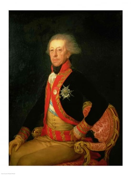 General Antonio Ricardos Canvas Art - Francisco De Goya (18 x 24)