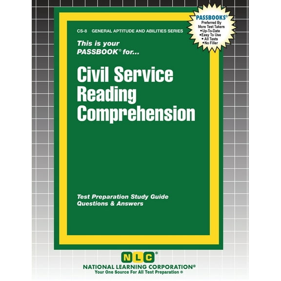General Aptitude and Abilities Civil Service Reading Comprehension, Book 8, (Paperback)