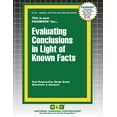 thumbnail image 1 of General Aptitude and Abilities Evaluating Conclusions in Light of Known Facts, Book 69, (Paperback), 1 of 1