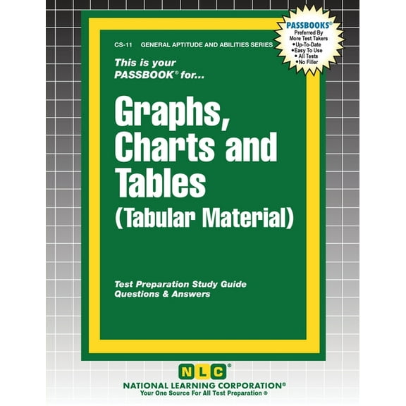 General Aptitude and Abilities Graphs, Charts and Tables (Tabular Material), Book 11, (Paperback)