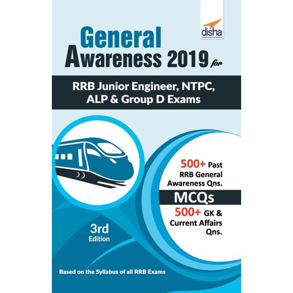 General Awareness 2019 for RRB Junior Engineer, NTPC, ALP & Group D Exams 3rd Edition, (Paperback)