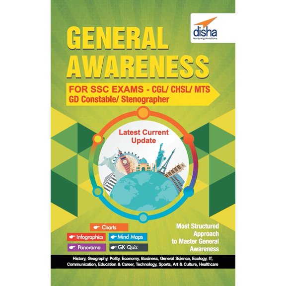 General Awareness for SSC Exams - CGL/ CHSL/ MTS/ GD Constable/ Stenographer, (Paperback)