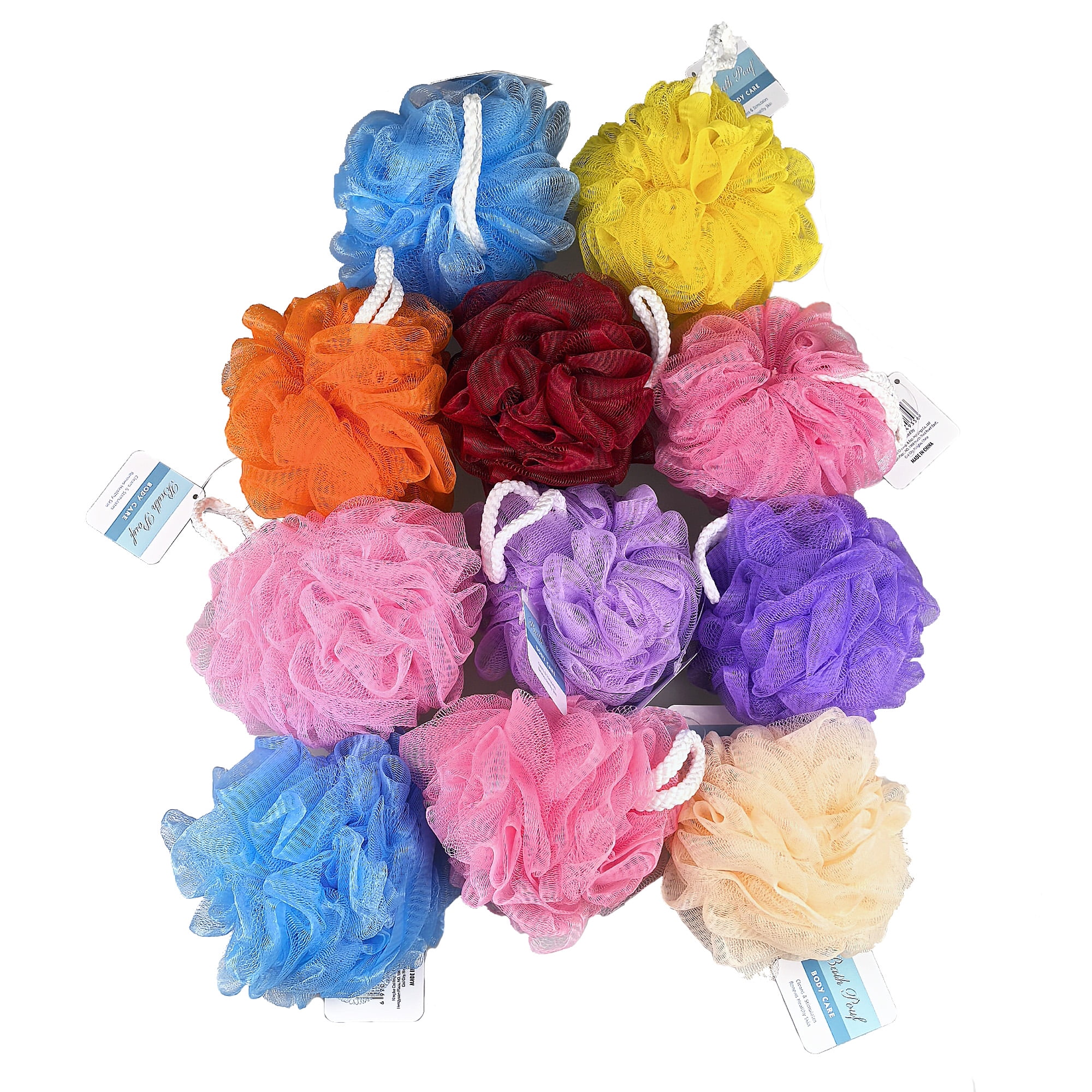 Bath Body Sponge, Soft Mesh Material for Gentle Exfoliation, Color May ...