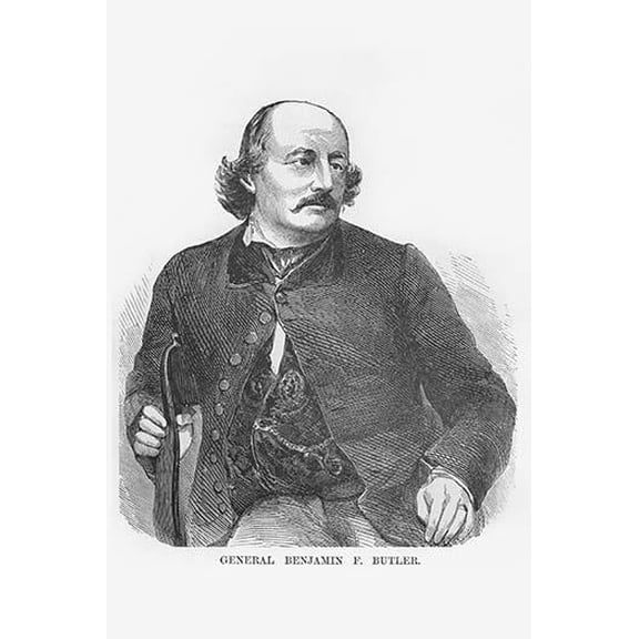 General Benjamin Butler-Fine Art Canvas Print (20" x 30")