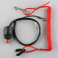 General Boat Outboard Engine Motor Kill Stop Switch & Safety Tether Lanyard