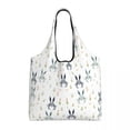 thumbnail image 1 of General Bunny Pattern Colorful Animals Canvas Shoulder Bag, 1 of 7