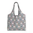 thumbnail image 1 of General Bunny Pattern Colorful Animals Canvas Shoulder Bag, 1 of 7