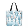 thumbnail image 1 of General Bunny Pattern Colorful Animals Large Capacity Zipper Shoulder Convenience Bag, 1 of 8