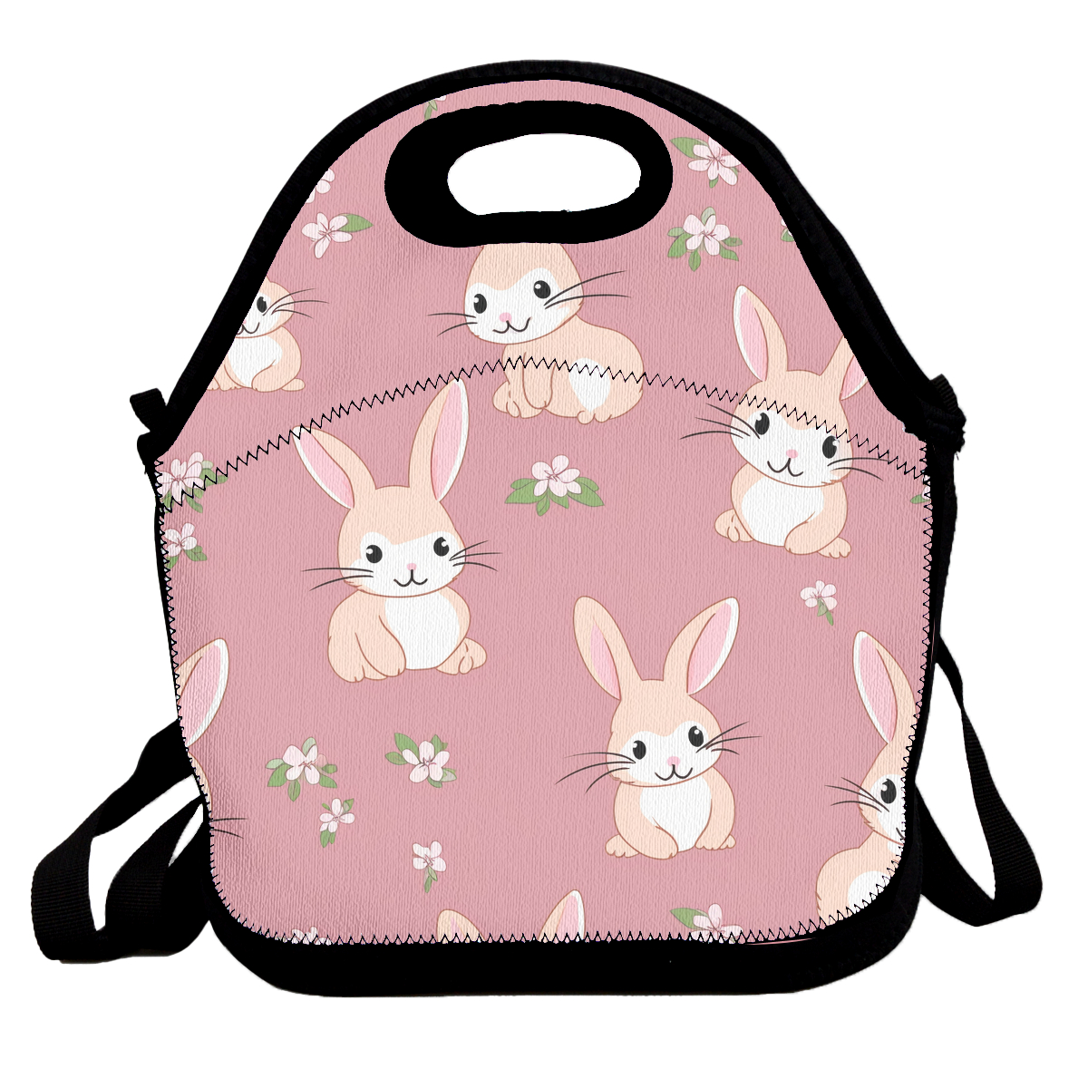 General Bunny Pattern Colorful Animals Lunch Bag