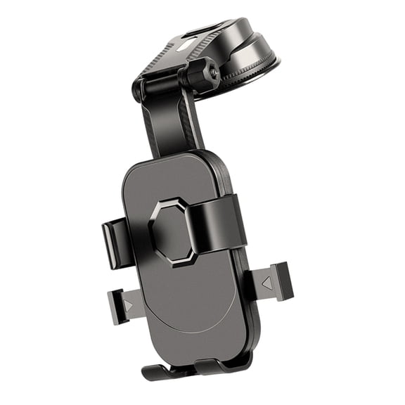 General Car Dashboards Suctions Cup/Air Vent Phone Mount Holder with 720 Degree Rotations for 4.7 to 7.2 Inch Smartphones