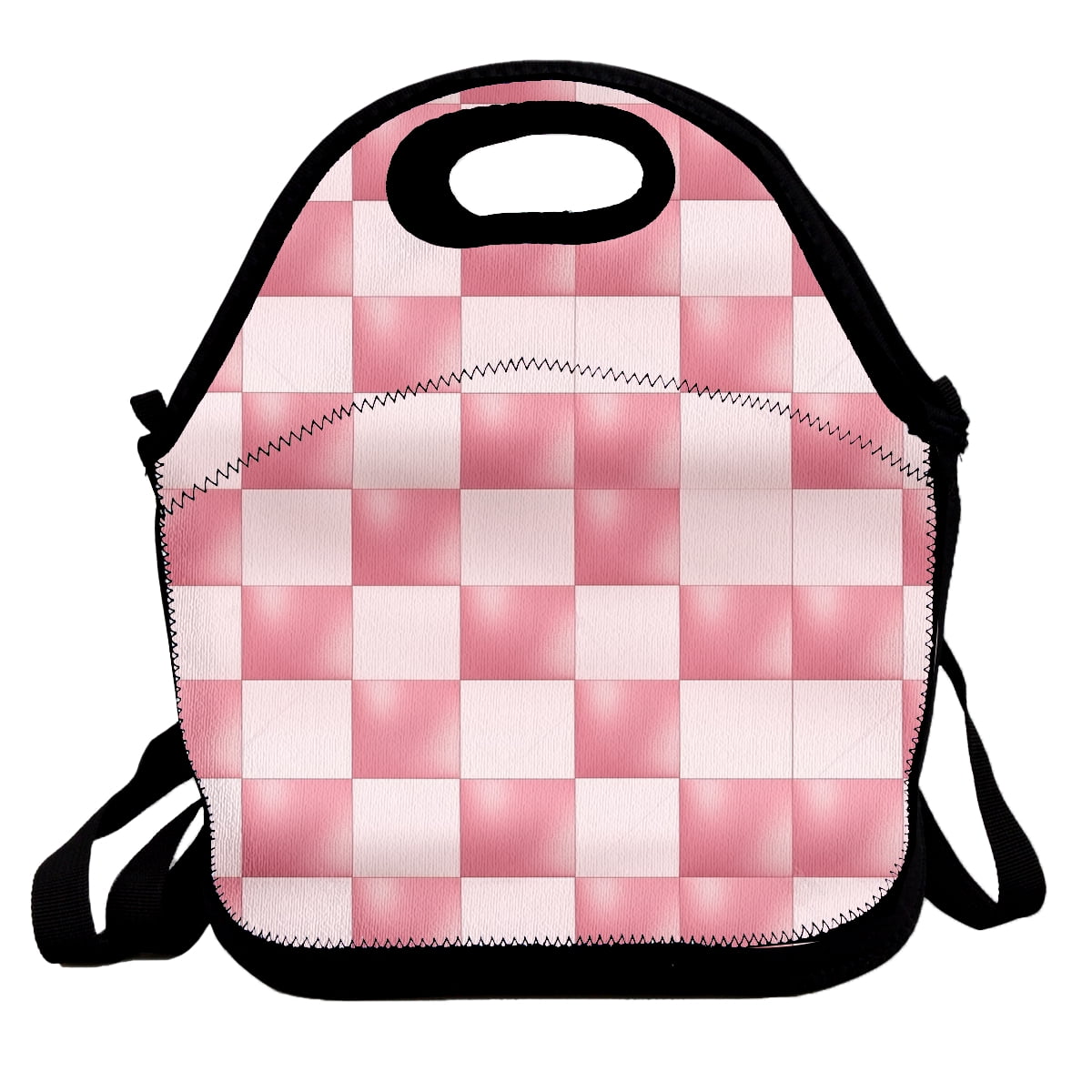General Checker Plaid Lunch Bag