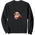 thumbnail image 1 of General Christmas Snowman Sweatshirt Black, 1 of 3