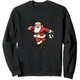 thumbnail image 1 of General Christmas Snowman Sweatshirt Black, 1 of 3