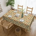 thumbnail image 1 of General Cute Seamless Dinosaur Pattern Square Lace Tablecloth 54x72in, 1 of 8