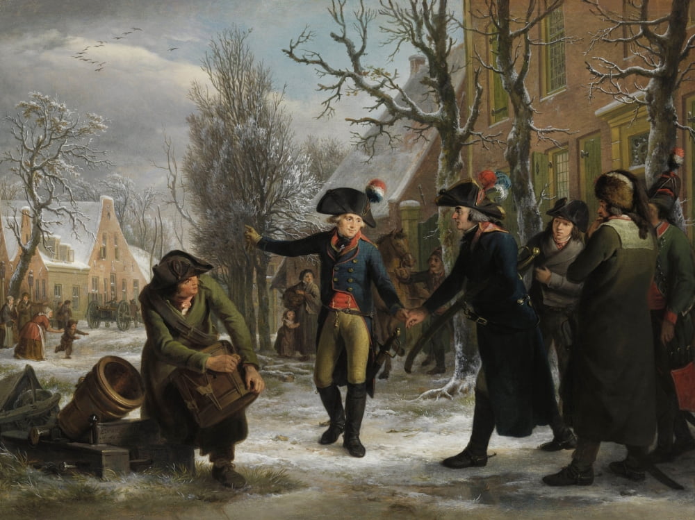 General Daendels Ands Lieutenant-Colonel Krayenhoff Canvas Art - (36 x 24)