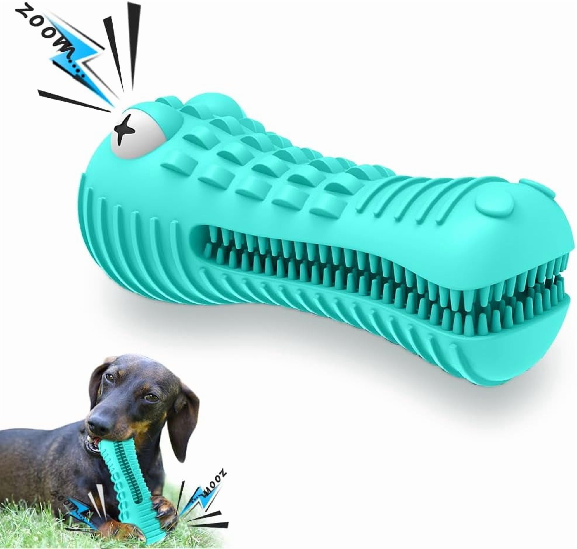 General Dog Toys for Aggressive Chewers Large Medium Breed, Indestructible Dog Chew Toys, Squeaky Interactive Tough Extremely Durable, Dogs Toothbrush Toys to Keep Them Busy