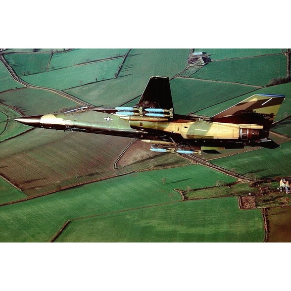 General Dynamics F-111 / FB-111A - 20x30 Inch Glossy Laminated Aviation Poster - Stunning Detail and Bold Colors
